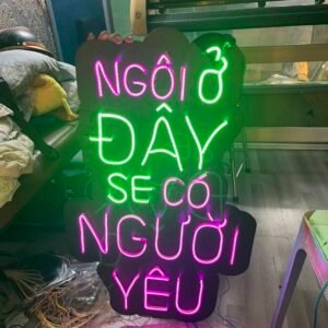 Bảng hộp đèn led neon