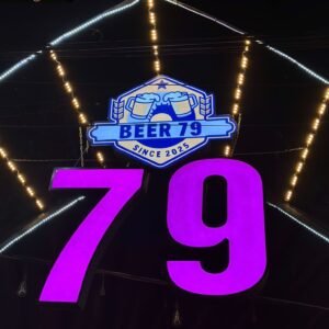 Bảng hộp đèn led neon 79 beer