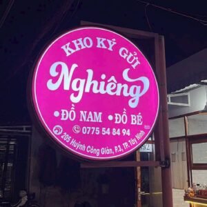 Bảng Hiệu Nghiêng Kho Ký Gửi