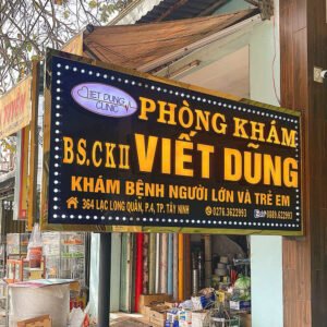 Bảng hiệu Phòng khám BS Viết Dũng