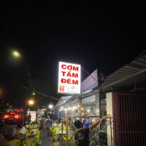 BẢNG LED HỘP ĐÈN CƠM TẤM ĐÊM